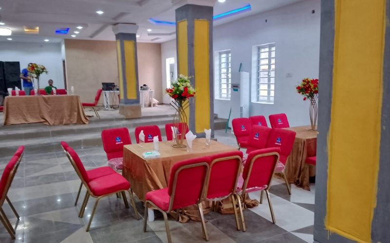 Interior view of D-Joy Event center